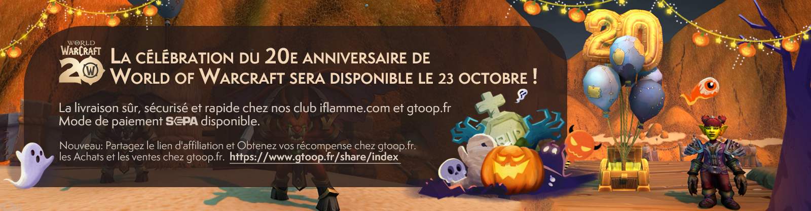 World Of Warcraft Europe et Classic(Promotion 5%)